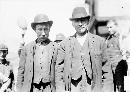 Two men involved in the 1904 Stockyards Strike - Chicago Daily News, Inc.