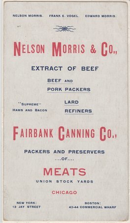 Nelson, Morris and Company pamphlet - Nelson, Morris and Company