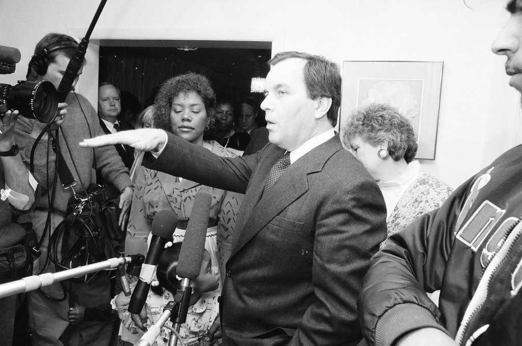 Richard Daley attends a Chitlin Party - Jack Lenahan for Chicago Sun-Times