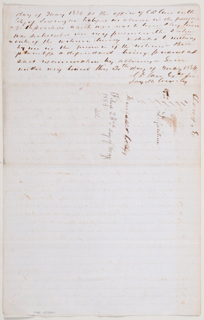 Waller Rodes deposition, 1854 May 20, page 3 - Carr, C.D.