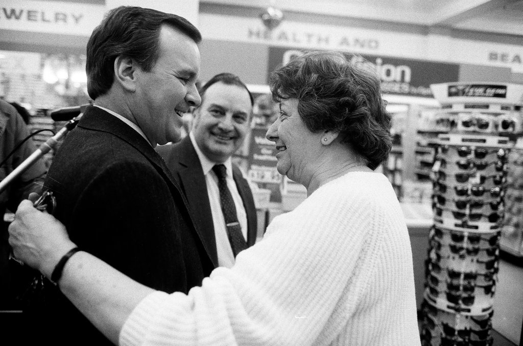 Richard M. Daley campaigns for mayor - Keith Hale for Chicago Sun-Times