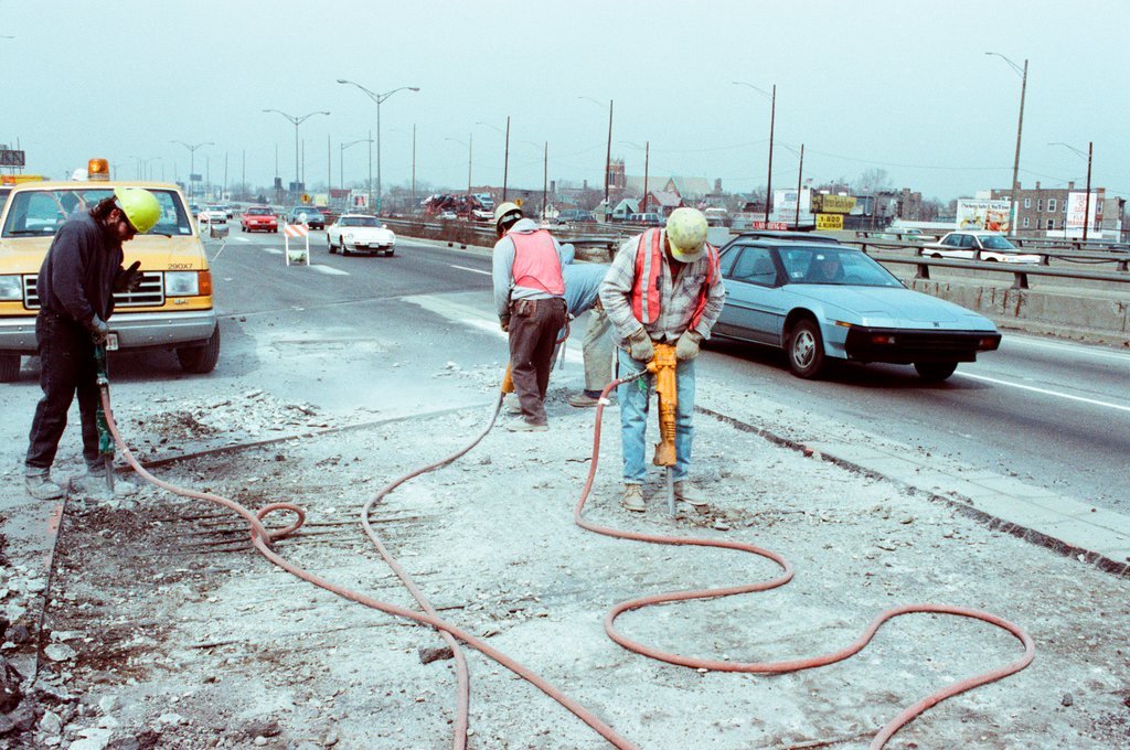 Kennedy Expressway construction project - Jon Sall for Chicago Sun-Times