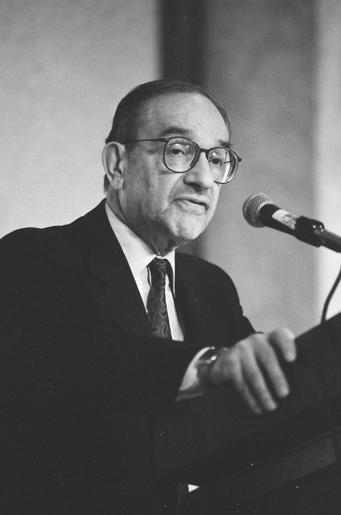 Federal Reserve Board Chairman Alan Greenspan - Robert A. Davis for Chicago Sun-Times