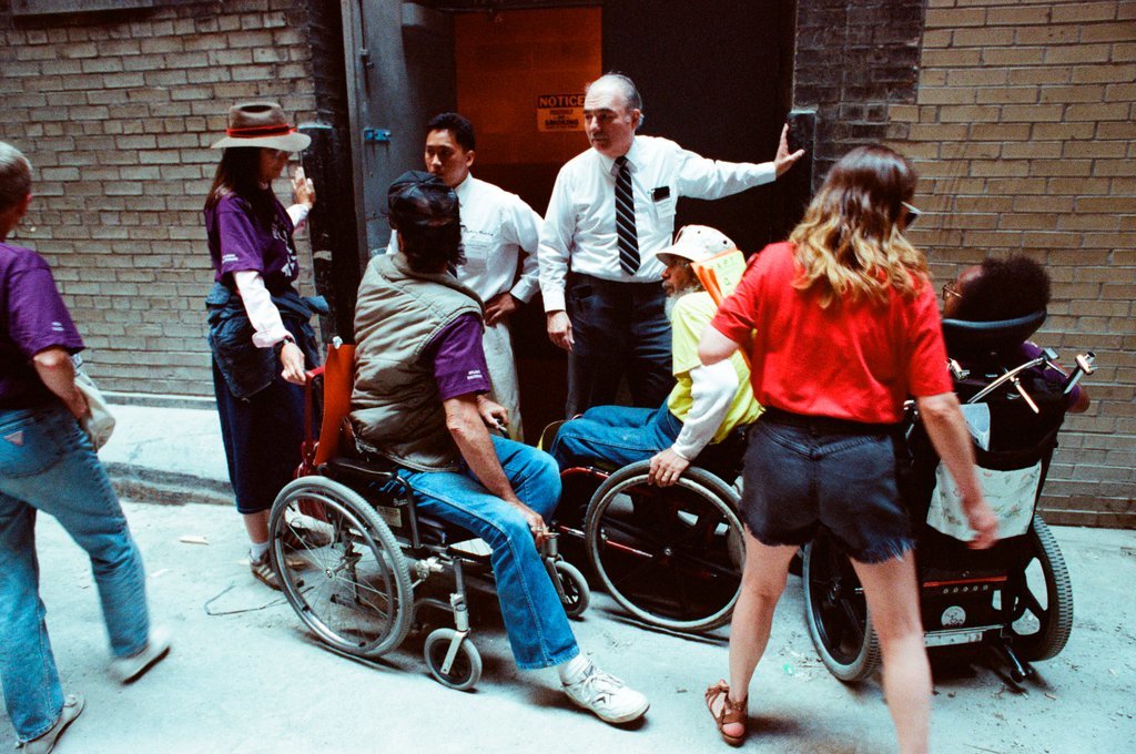 ADAPT members demonstration - Rich Hein for Chicago Sun-Times