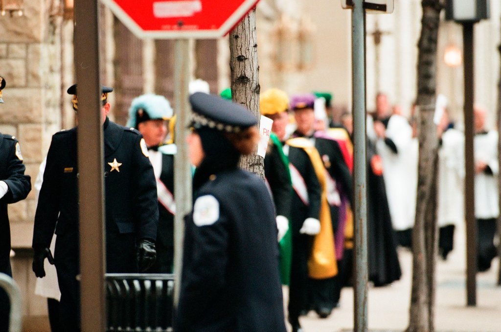 Funeral mass and procession for Cardinal Joseph Louis Bernardin - Al Podgorski for Chicago Sun-Times