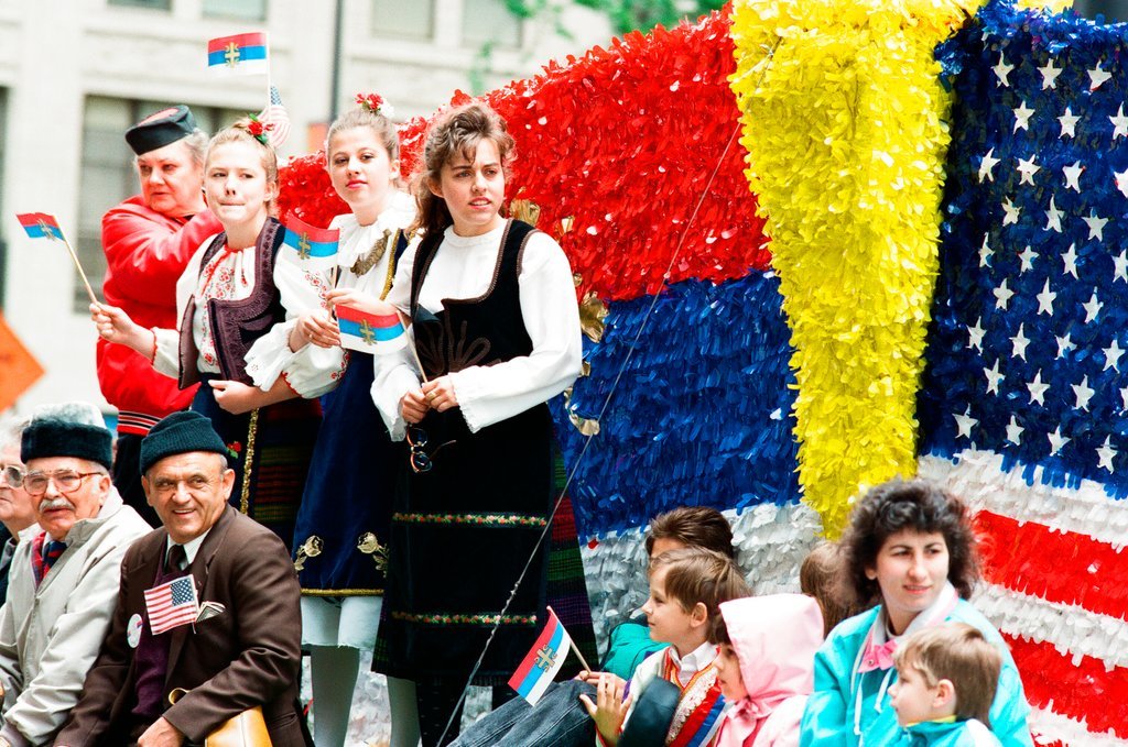 Serbian Unity Parade - Jon Sall for Chicago Sun-Times