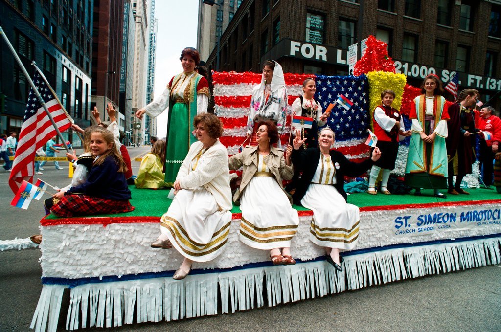 Serbian Unity Parade - Jon Sall for Chicago Sun-Times
