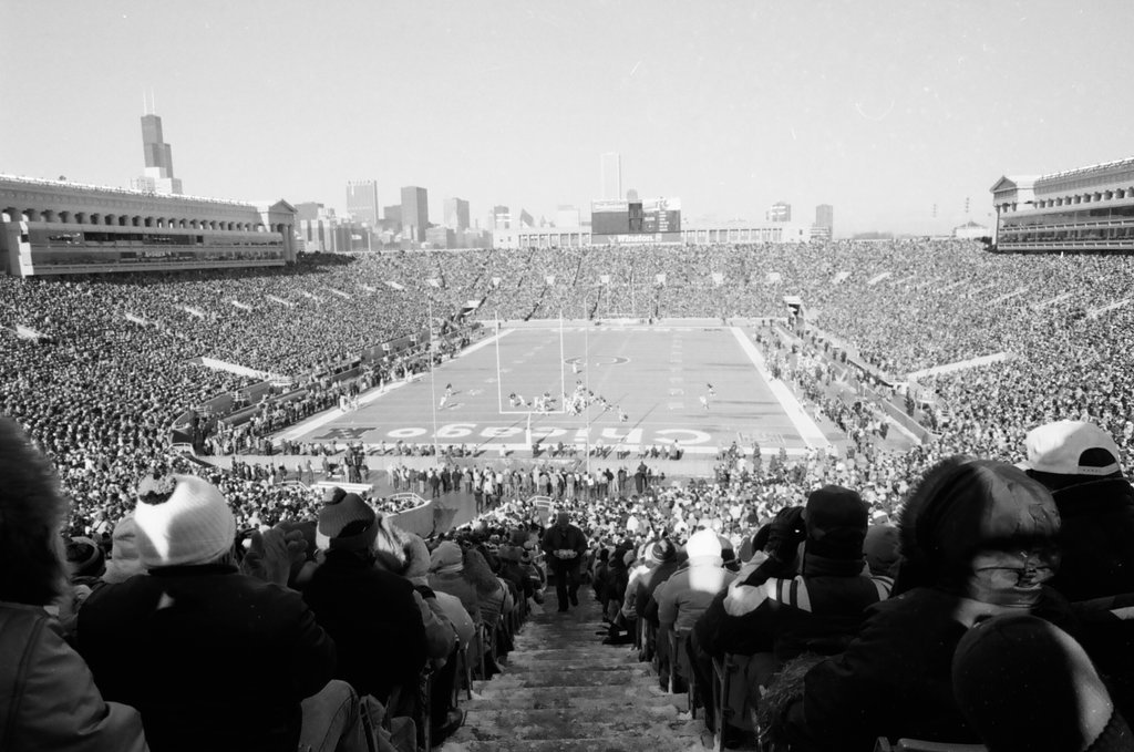Chicago Bears fans at playoff game at Soldier Field - Chicago Sun-Times