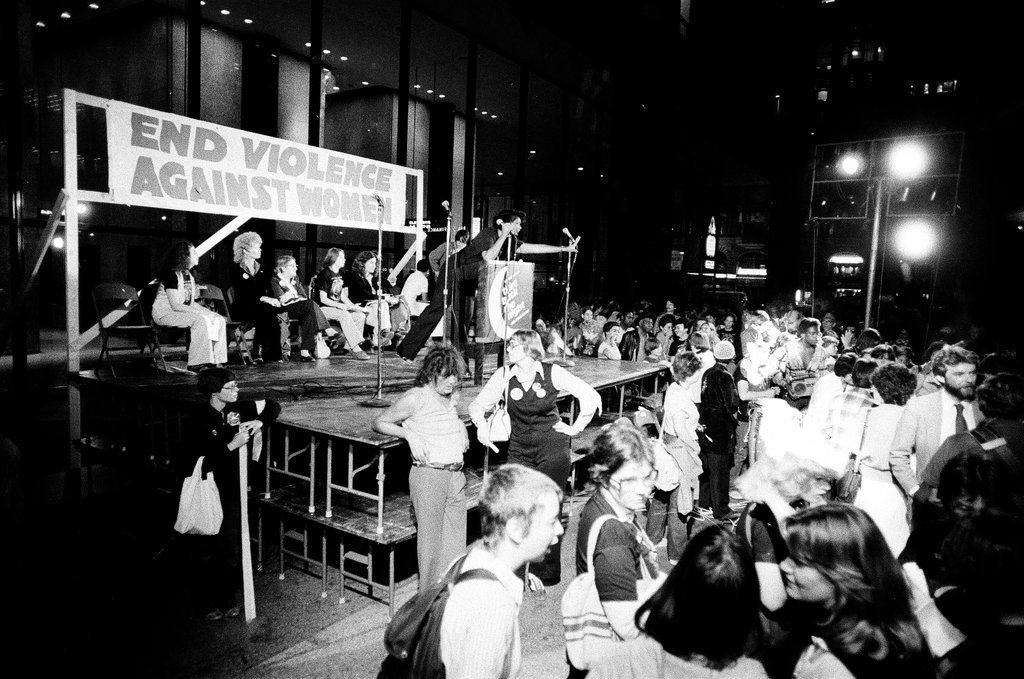 Women participate in a rally protesting violence - Chicago Sun-Times