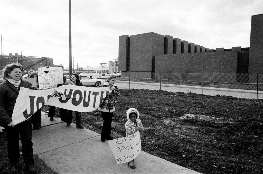 Young people support jobs for youth as they march down the street - Chicago Sun-Times
