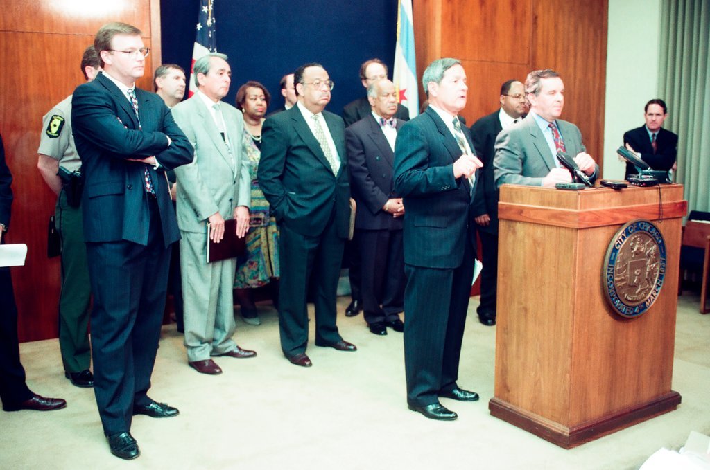 Mayor Daley addresses Bulls celebration - Chicago Sun-Times