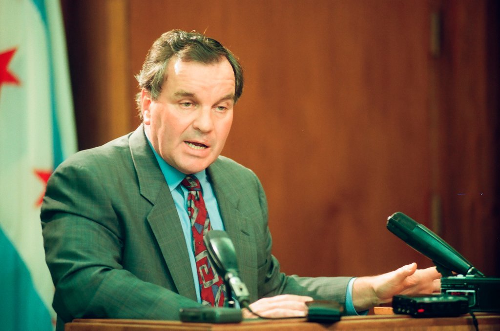 Mayor Daley addresses Bulls celebration - Chicago Sun-Times