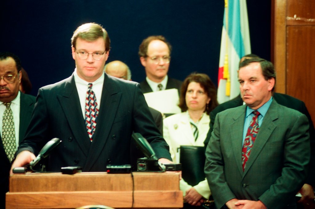 Mayor Daley addresses Bulls celebration - Chicago Sun-Times