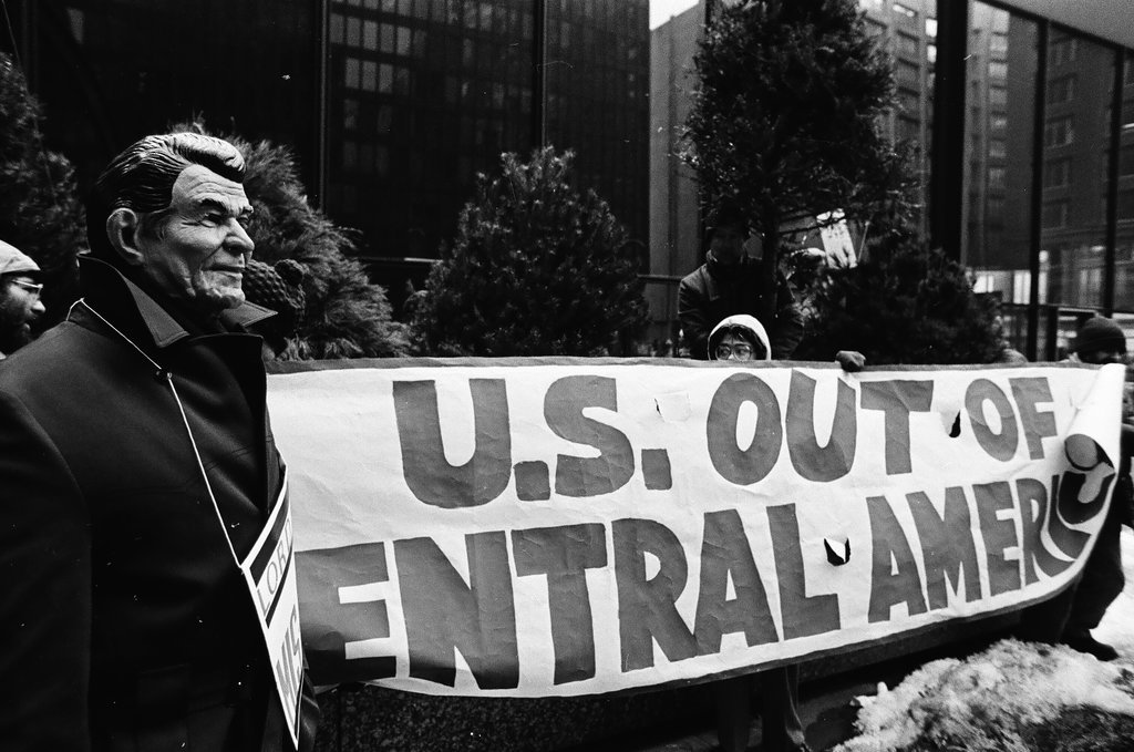 Protest against US military - Chicago Sun-Times
