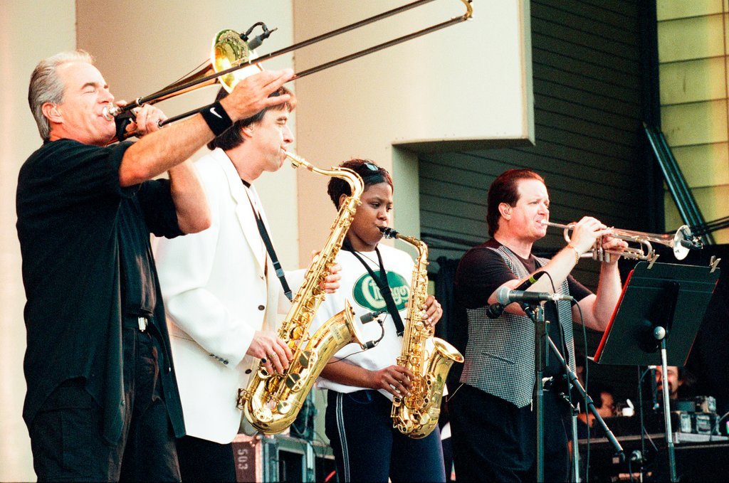 Local student performs with Chicago at Taste of Chicago - Bob (Robert) Black for Chicago Sun-Times