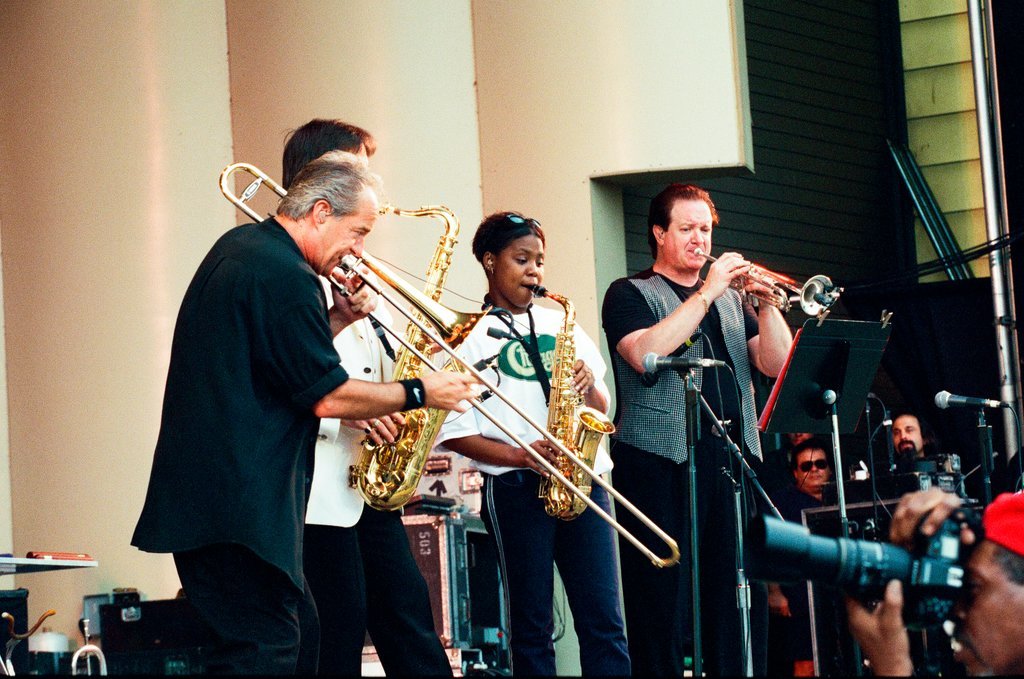 Local student performs with Chicago at Taste of Chicago - Bob (Robert) Black for Chicago Sun-Times