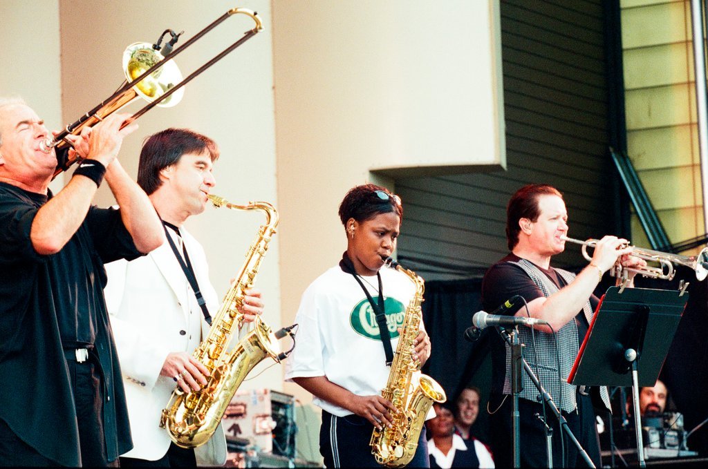 Local student performs with Chicago at Taste of Chicago - Bob (Robert) Black for Chicago Sun-Times