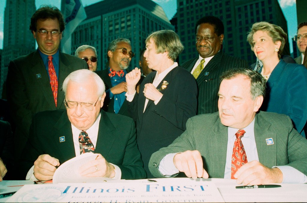 Governor Ryan signs Illinois FIRST law - Chicago Sun-Times