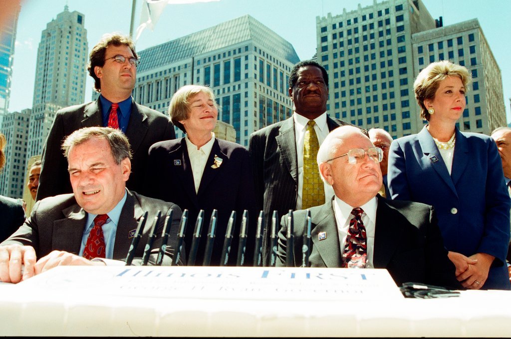 Governor Ryan signs Illinois FIRST law - Chicago Sun-Times