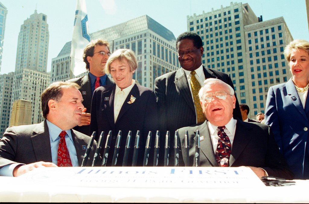 Governor Ryan signs Illinois FIRST law - Chicago Sun-Times