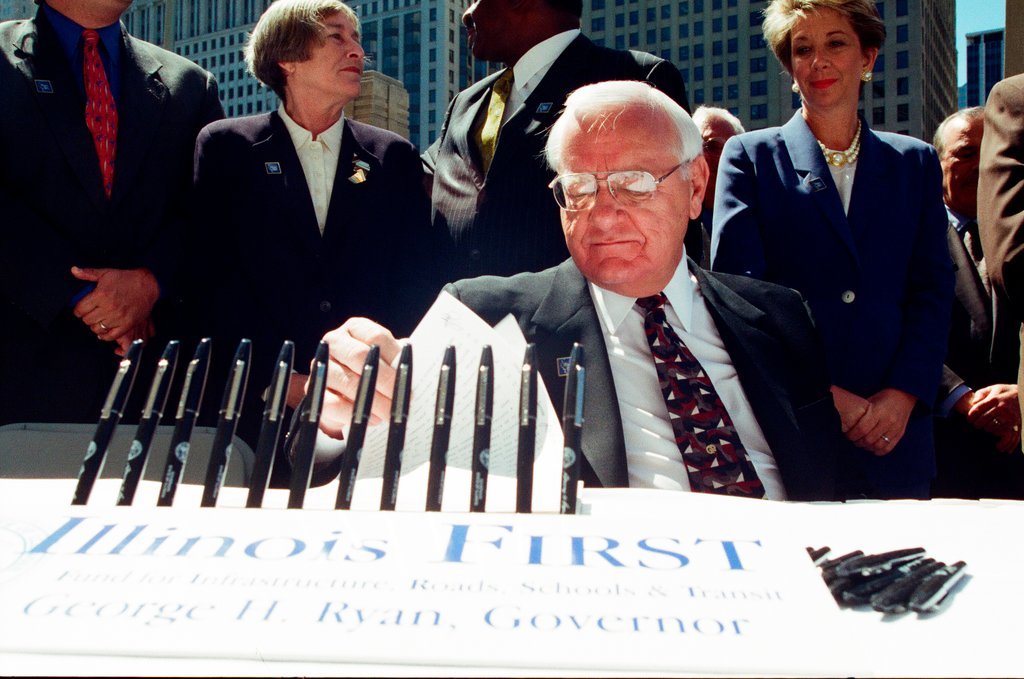 Governor Ryan signs Illinois FIRST law - Chicago Sun-Times