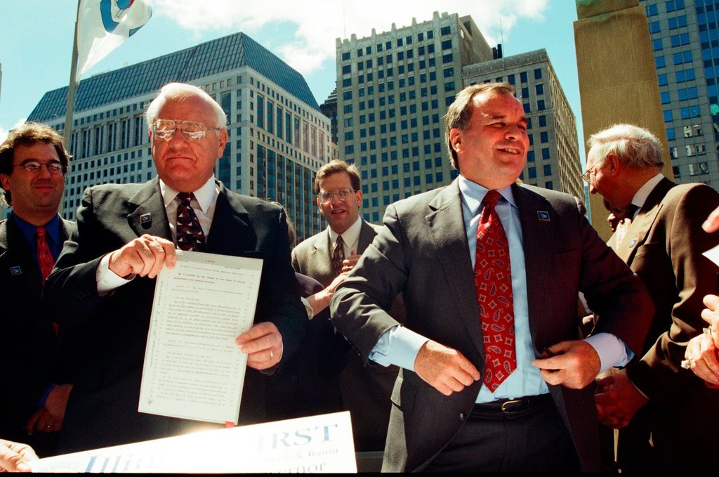 Governor Ryan signs Illinois FIRST law - Chicago Sun-Times