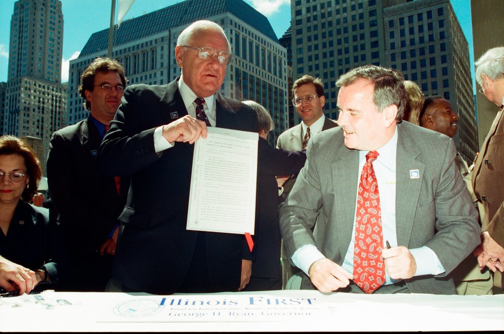 Governor Ryan signs Illinois FIRST law - Chicago Sun-Times