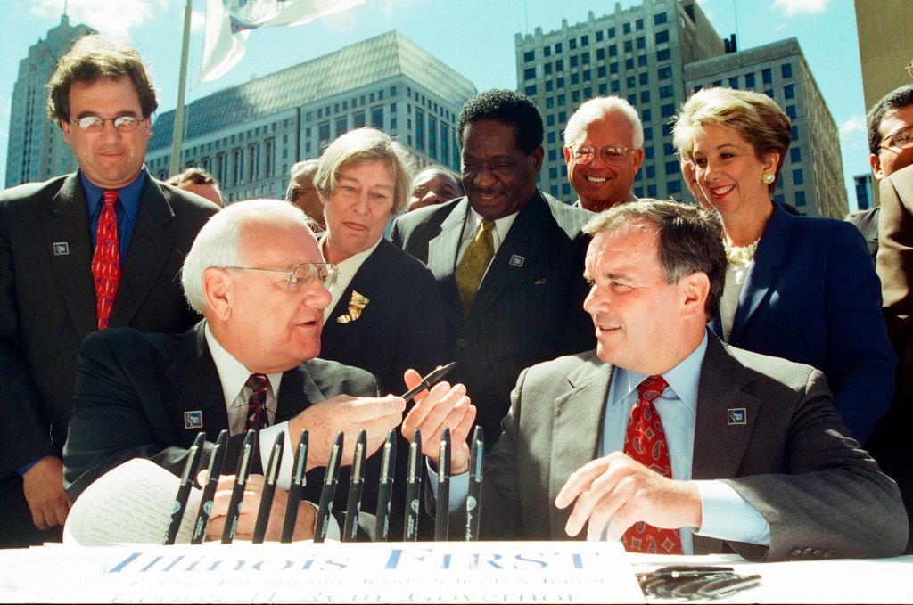 Governor Ryan signs Illinois FIRST law - Chicago Sun-Times