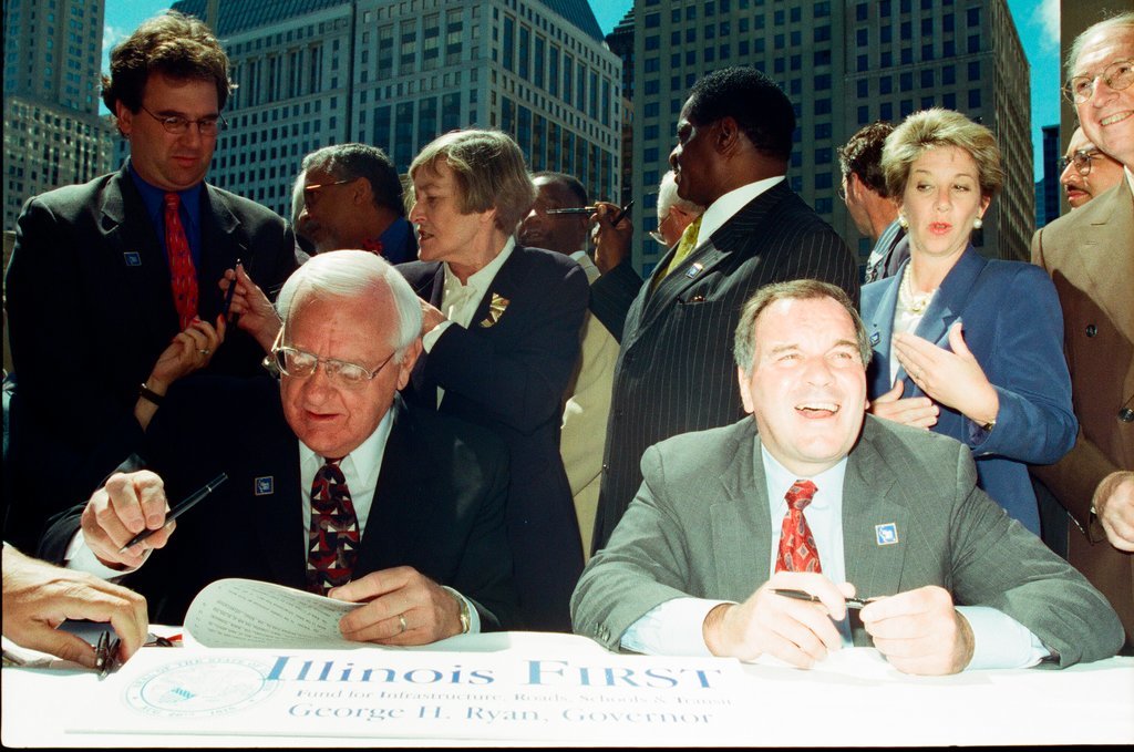 Governor Ryan signs Illinois FIRST law - Chicago Sun-Times
