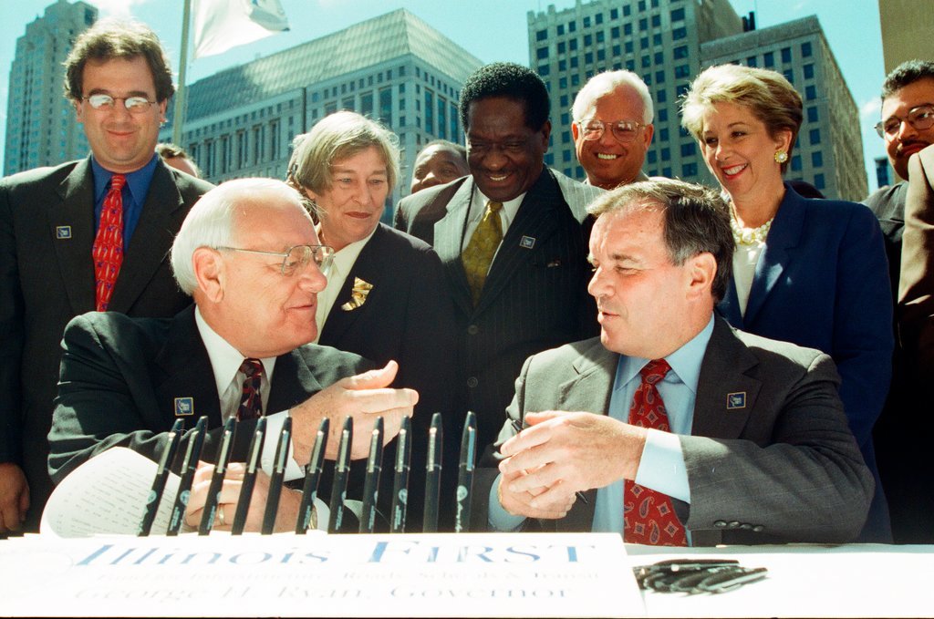 Governor Ryan signs Illinois FIRST law - Chicago Sun-Times