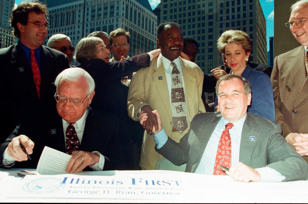 Governor Ryan signs Illinois FIRST law - Chicago Sun-Times