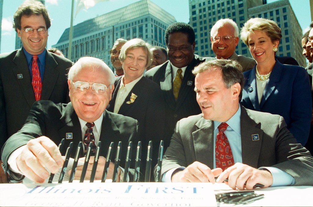 Governor Ryan signs Illinois FIRST law - Chicago Sun-Times