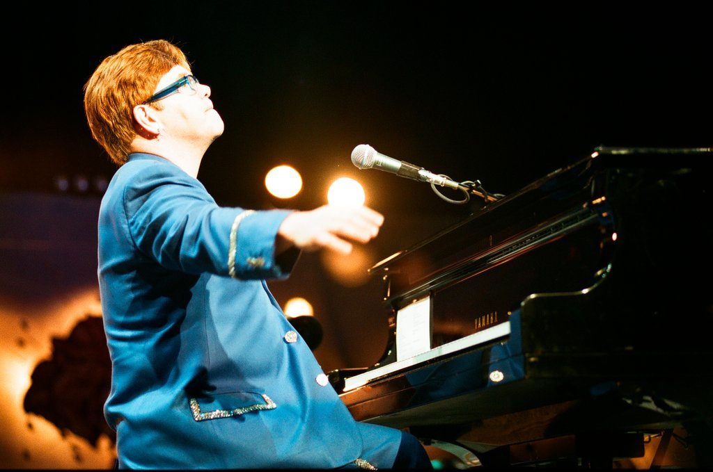 Elton John performs at Arie Crown Theatre - Jon Sall for Chicago Sun-Times