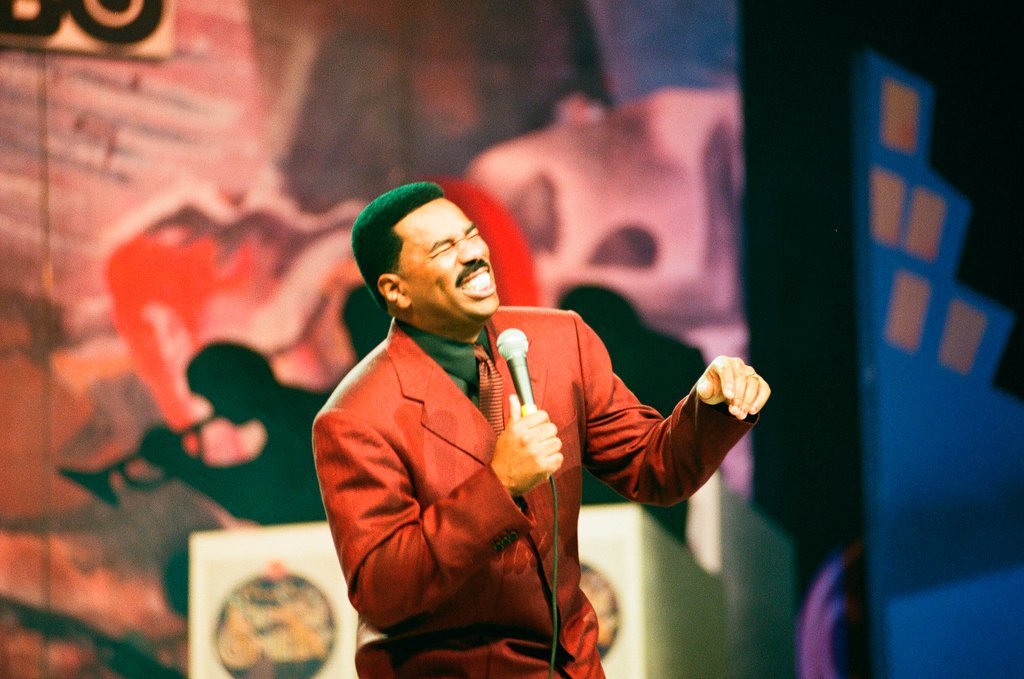 Steve Harvey on Kings of Comedy tour - Tom Cruze for Chicago Sun-Times