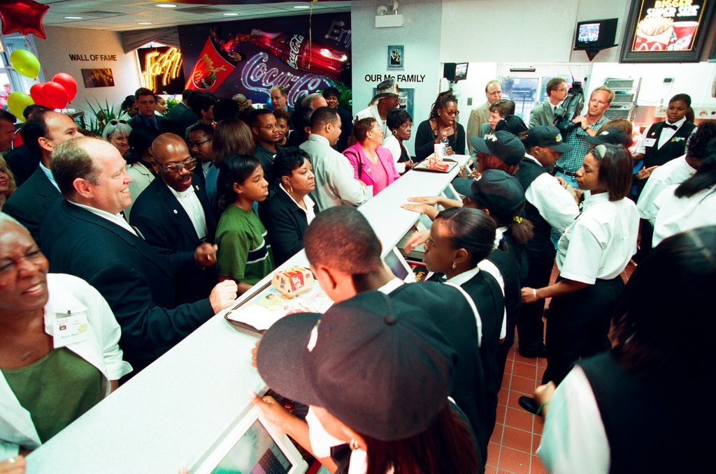 25,000th McDonald's opens - Al Podgorski for Chicago Sun-Times