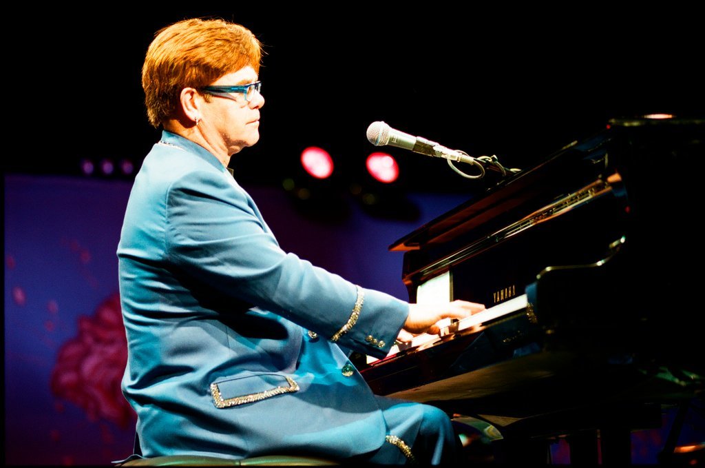 Elton John performs at Arie Crown Theatre - Jon Sall for Chicago Sun-Times