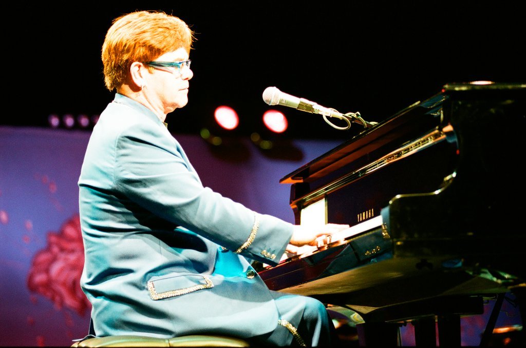 Elton John performs at Arie Crown Theatre - Jon Sall for Chicago Sun-Times