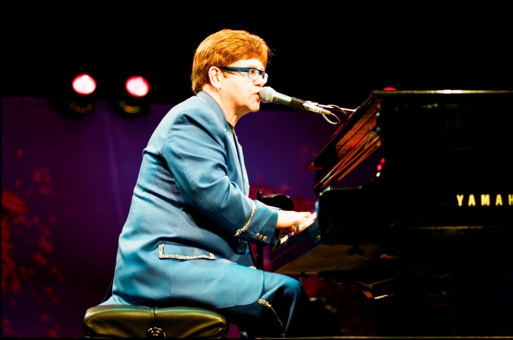 Elton John performs at Arie Crown Theatre - Jon Sall for Chicago Sun-Times