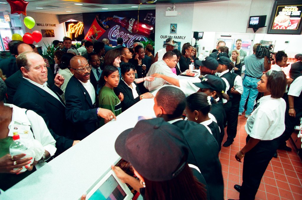 25,000th McDonald's opens - Al Podgorski for Chicago Sun-Times