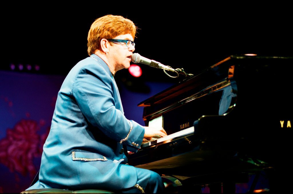 Elton John performs at Arie Crown Theatre - Jon Sall for Chicago Sun-Times