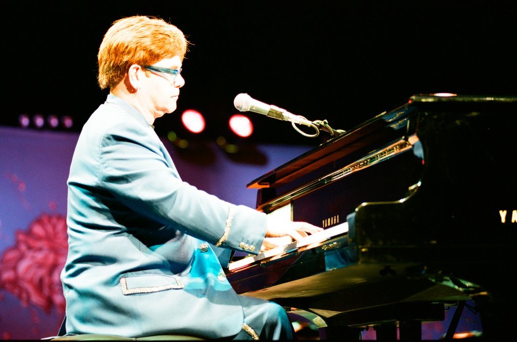Elton John performs at Arie Crown Theatre - Jon Sall for Chicago Sun-Times