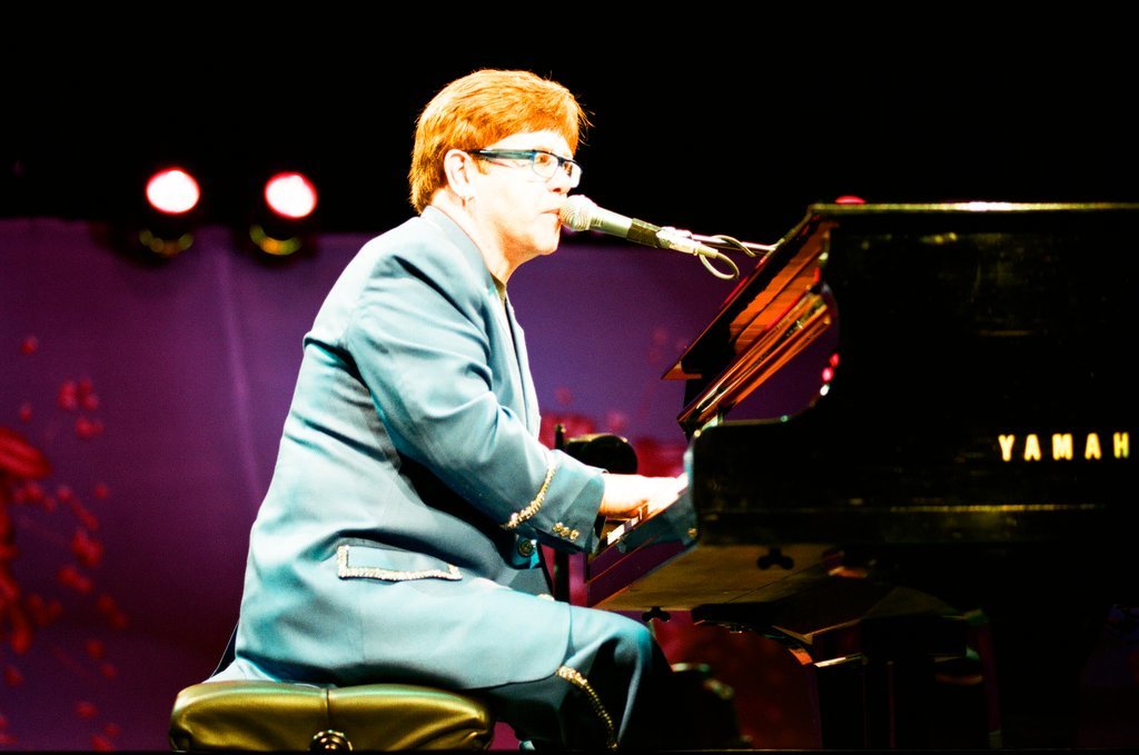 Elton John performs at Arie Crown Theatre - Jon Sall for Chicago Sun-Times
