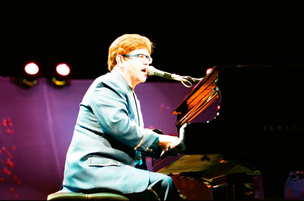Elton John performs at Arie Crown Theatre - Jon Sall for Chicago Sun-Times