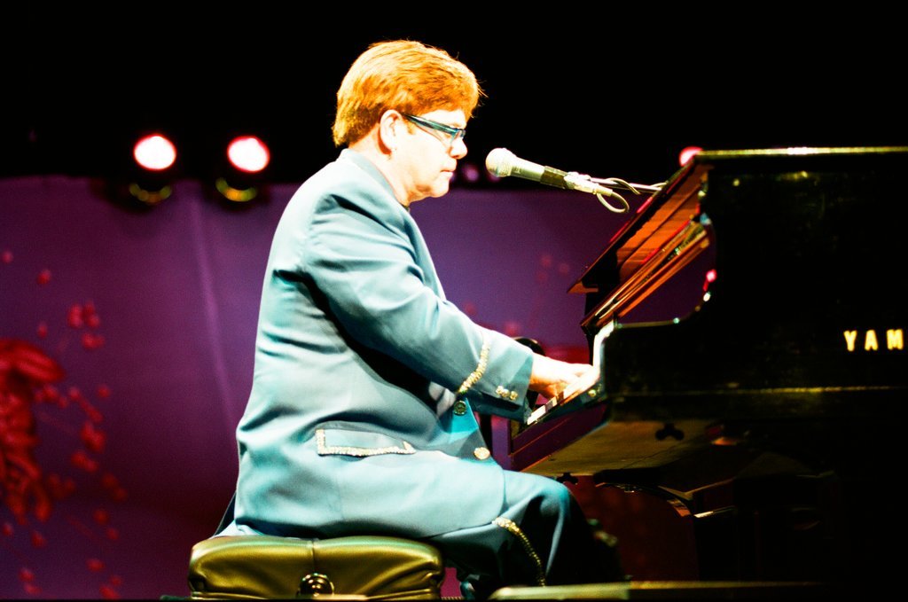 Elton John performs at Arie Crown Theatre - Jon Sall for Chicago Sun-Times