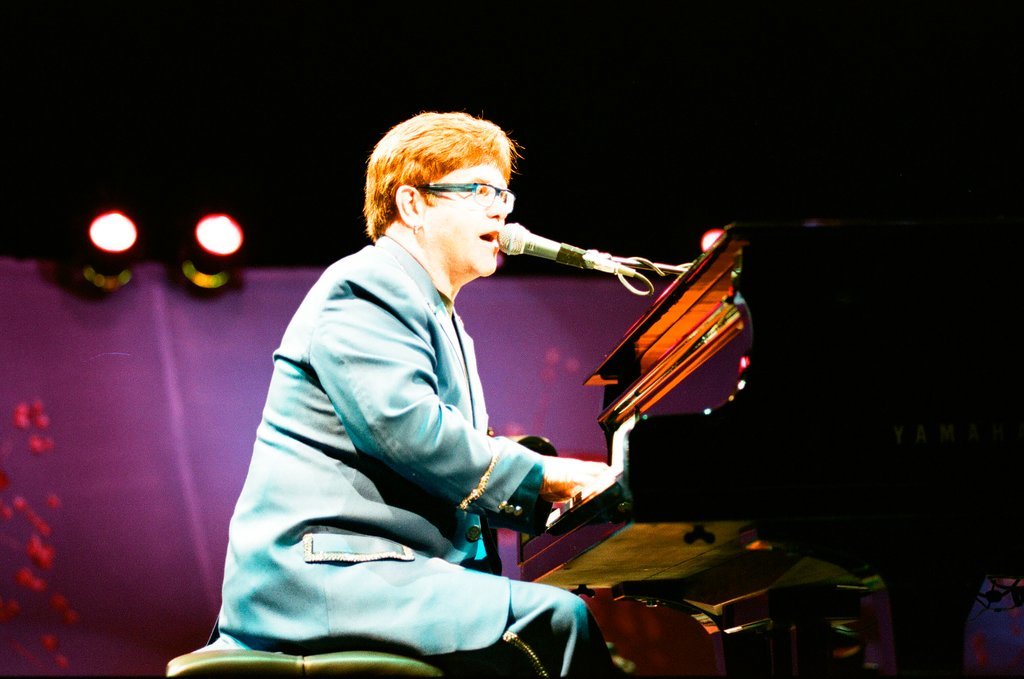 Elton John performs at Arie Crown Theatre - Jon Sall for Chicago Sun-Times
