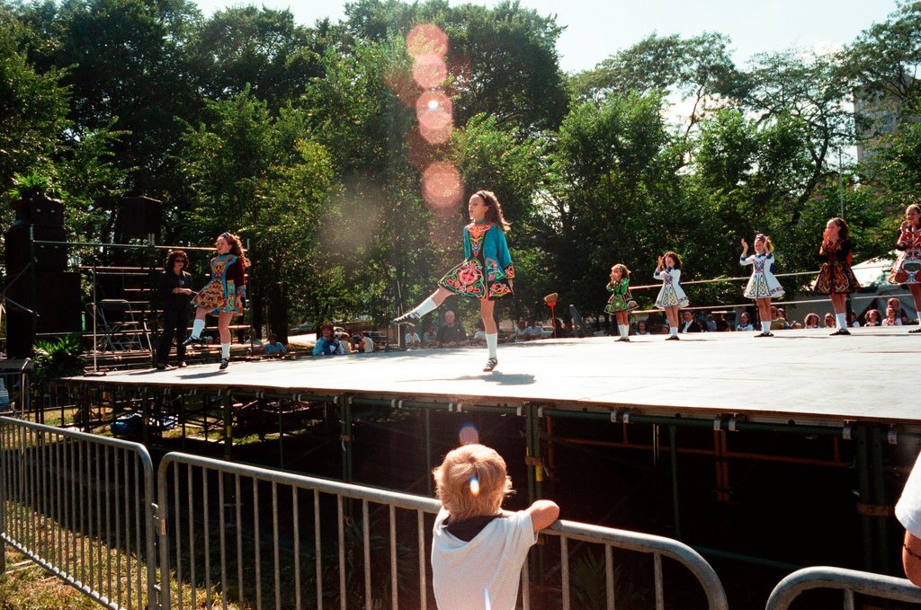 Irish dancers at Celtic Fest - Bob (Robert) Black for Chicago Sun-Times