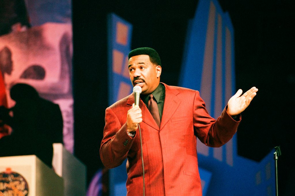 Steve Harvey on Kings of Comedy tour - Tom Cruze for Chicago Sun-Times