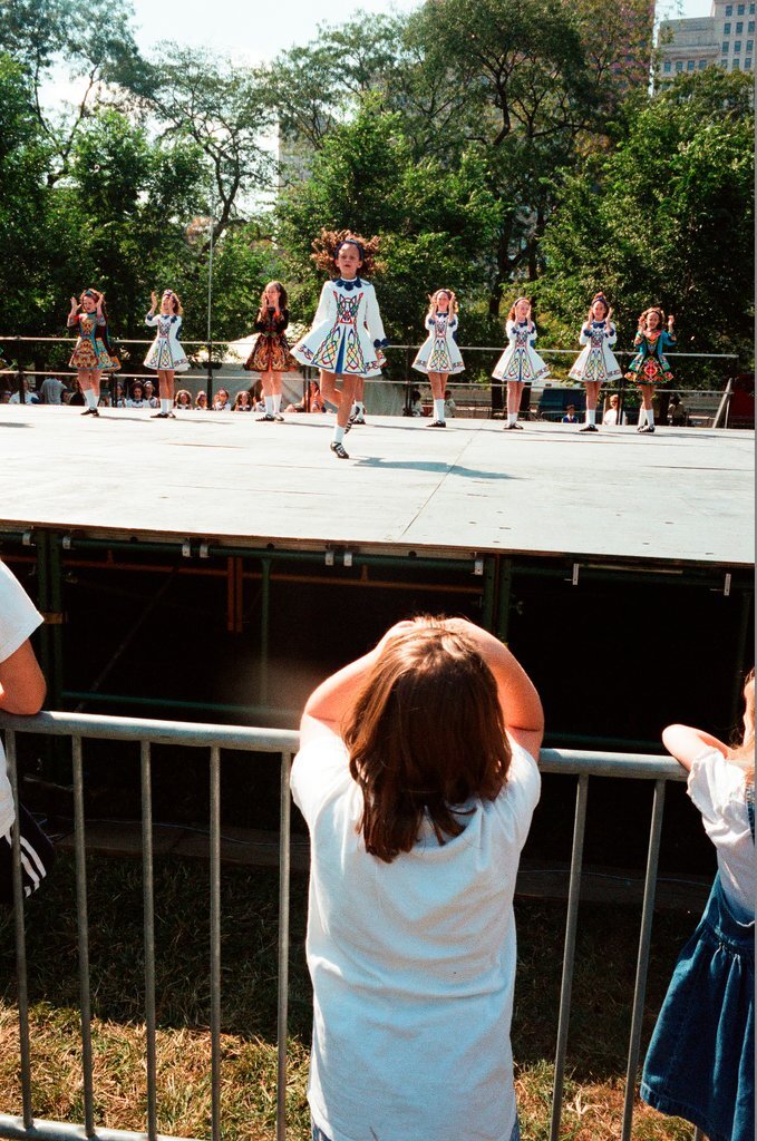 Irish dancers at Celtic Fest - Bob (Robert) Black for Chicago Sun-Times