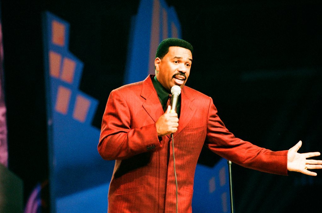 Steve Harvey on Kings of Comedy tour - Tom Cruze for Chicago Sun-Times