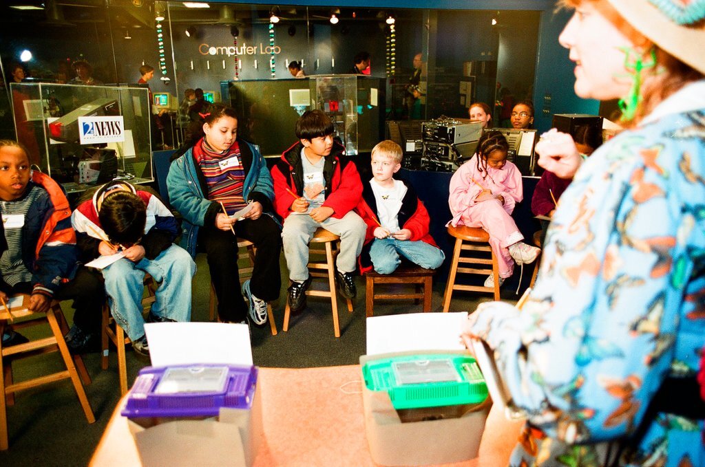 Students participate in Magic School Bus experience at Navy Pier Children's Museum - Jean Lachat for Chicago Sun-Times